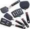 Silicone Spatula Turner, 5-Pack Spatulas Silicone Set for Nonstick Cookware, 600°F Heat Resistant Kitchen Cooking Utensils Set for Egg, Pancake Dishwasher Safe