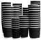 Chef Royale 500x 12oz Black Ripple Disposable Coffee Cups Without Lids -Insulated Triple Walled Takeaway Coffee Cups-Disposable Cups for Hot and Cold Drinks for Christmas,Birthdays Parties (500, 12oz)