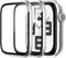 WSKEN Schutzfolie für Apple Watch Series SE2/SE/6/5/4 44mm Folie, [Titanium Alloy Frame] Displayschutz Blasenfreie, 3D Volle Abdeckung, Anti-Staub, Anti-Kratzer, Anti-Fingerabdruck 2 Stück