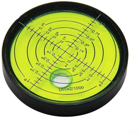 1 burbuja horizontal de metal de alta precisión nivel de burbuja redonda de 60 x 10 mm (B)