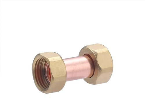Manguito con dos tuercas prisioneras hembra 1/2 | Conexión resistente y duradera | Ideal para fontanería y calefacción | Instalación rápida y segura | Ajuste preciso y fiable | QUICK PLOMBERIE