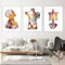 WZXGHE Anatomie Medizin Poster,anatomie Herz Poster Mit Blumen,bilder Herz Lunge Gehirn Arztpraxis Dekoration,Für Krankenhaus Klinik Deko Rahmenlos (A, 3x30x40cm, Ungerahmt)