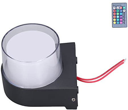 Lampada da Parete a LED Impermeabile, Applique da Parete per Esterni da 5 W, Lampada da Parete a LED Impermeabile con Telecomando RGB per Soggiorno Camera da Letto AC85‑265V,