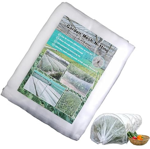Filet de protection de jardin – Filet de protection pour légumes | Filet anti-oiseaux résistant aux UV, barrière anti-mouches pour protéger les légumes, les plantes, les arbres fruitiers