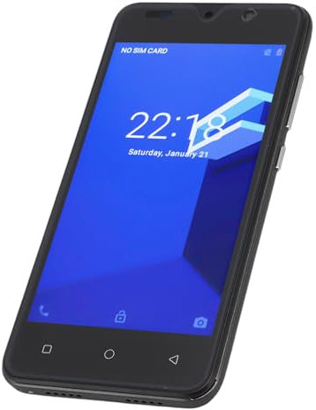 Yunseity Téléphone à Reconnaissance Faciale, pour Android12, Résolution 1440 X 3040, Téléphone Portable 5 Pouces, 4 Go de, 32 Go de ROM, Processeur MT6580M, Caméra Avant 8