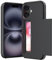 ACOCOBUY Compatible with iPhone 16 Case with Card Holder Shockproof Protective Dual Layer Hidden Credit Card Slot Heavy Duty Wallet Phone Cover Armor Rubber Bumper Shell 6.1 inch for Men Women Black