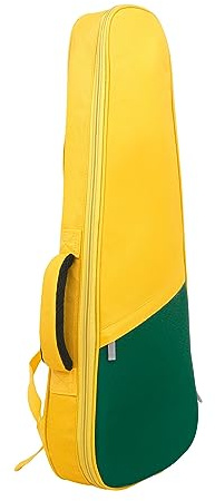 Tenor-Ukulele-Koffer, Leichtes und Stabiles Oxford-Stoffmaterial, Ukulele-Koffer Guitalele mit Verstellbaren Riemen für 23-Zoll-Ukulele oder Kleine Gitarre (YELLOW)