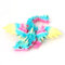 HiesDeosn 3D Printed Rose Dragon with Wings，7 Inches Cute Winged Dragons Articulated Desk Decoration Fidget, 3-D Gift for Rose Lover，Rainbow Candy