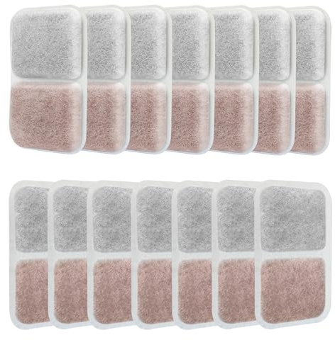 Stitokg 14- Pack Replacement Filters,Airsift Litter Box Filters for Catit Airsift Jumbo/Regular/Smartsift Dual Action Purifier Pads to Absorb and Freshen Litter Box Odors