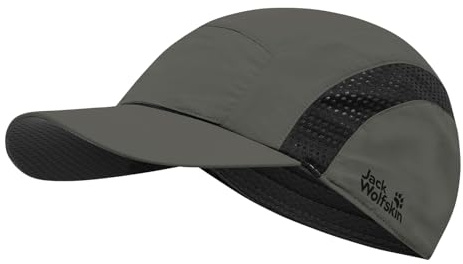 Jack Wolfskin Herren Damen Basecap Mütze Kopfbedeckung Vent Cap, Farbe:Beige, Größe:L_Einheitsgröße, Artikel:-A0082 Hazel Wood