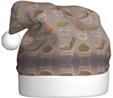 BLWSLC Egg Cup Noodle Ramen Adult Christmas hats masquerade accessories perfect for Christmas and family parties