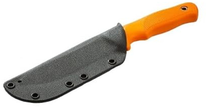 Linder Super Edge 7 Joe Vogel Evo-X ATS 34 Orange Outdoormesser Solingen inkl. Kydexscheide mit Clip