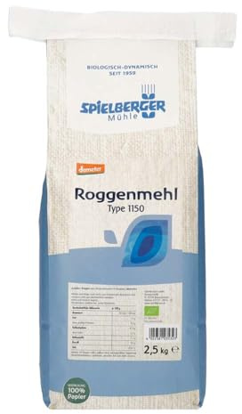 Spielberger Mühle Roggenmehl, Type 1150, DEMETER, 2,5kg