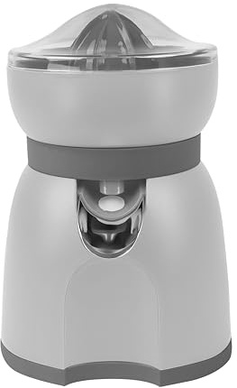 Tognana Iridea, Spremiagrumi elettrico smontabile con sistema salvagoccia, plastica-acciaio inox, grigio perla