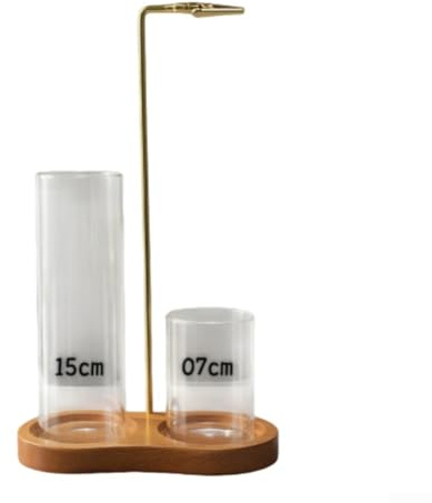 Repliziertes Holz umgekehrtes Räuchergefäß für tägliche Meditation für Yoga Flow und Aromatherapie Integration in Wohnräumen (C)