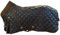 CATAGO Stalldecke 500 g Füllung schwarz mit braun 420D Gehfalte Kreuzgurte (125 cm)