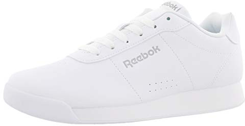 Reebok Damen Royal Charm Walking-Schuh, Weiß/Baseballgrau, 41 EU