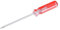 sourcing map Torx Tournevis T6magnétique Étoile Tournevis avec 3 Carbone Acier Arbre et Transparent Rouge Poignée