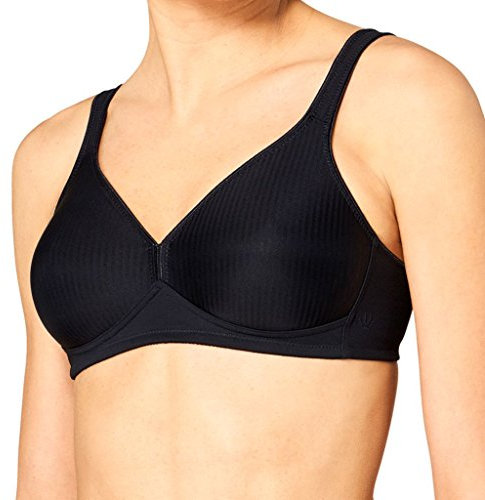Triumph Womens Modern Soft+cotton N Wireless Bra, Black, 36DD UK