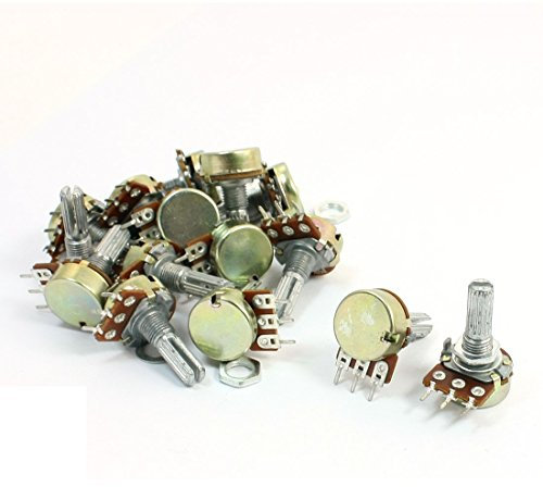 Aexit 50K Ohm Liner B-Typ Lautstärkeregler Griff E-Bass-Potentiometer 15 Stücke (93280dda8a9abfeef435838cb2a56f48)