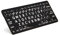 LogicKeyboard LKB-LPWB-BTON-DE Tastatur, XLPrint Bluetooth on DE (Apple Mac) Schwarz/Weiß