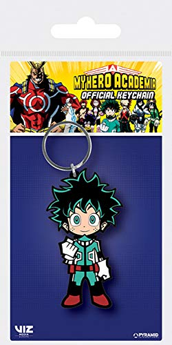 empireposter My Hero Academia - Deku - Gummi Schlüsselanhänger Keyring - Größe ca. 4,5x6 cm