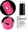 RARJSM Neon Pink Sparkle Gel Nail Polish,Reflective Glitter Pink Gel Polish,Disco Diamond GelPolish Shimmer Pigment Soak Off Curing Requires 7.5ml Single Bottle Home Salon Nail Art Manicure Design