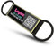 QR Code Hundemarke Personalisiert,DISONTAG Edelstahl Pet Id Tag Halsbandschmuck FüR Mittlerer Bis GroßEr Hund,Flexibler Als Hundemarke Mit Gravur,Stille Gleiten-Rechteckig Breite 23mm(Schwarz)