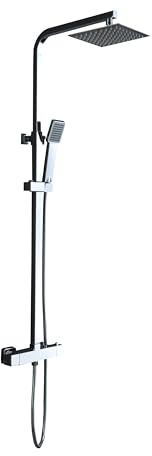 IMEX BTV013 Vigo Grifo Termostático Conjunto de Ducha Telescópico