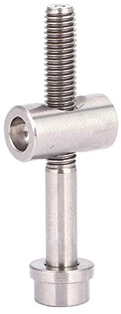 BuyWeek - Tornillo para tija de sillín de Bicicleta, aleación de Titanio, para tija de sillín de Bicicleta, Tornillo Fijo, Cabeza Redonda, Accesorios de Repuesto(M5x40mm-Titanio)