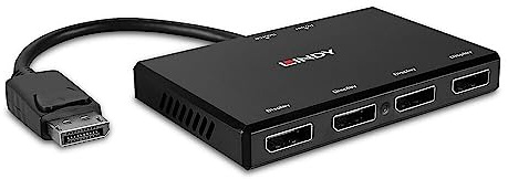Lindy 4 Port Display Port 1.2 MST Hub