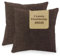 SONIT - Kissenbezug 40x40 cm - Sofa Kissen, Deko Kissenbezüge für Wohnzimmer und Schlafzimmer - 2er-Set - Made in Italy - Braun