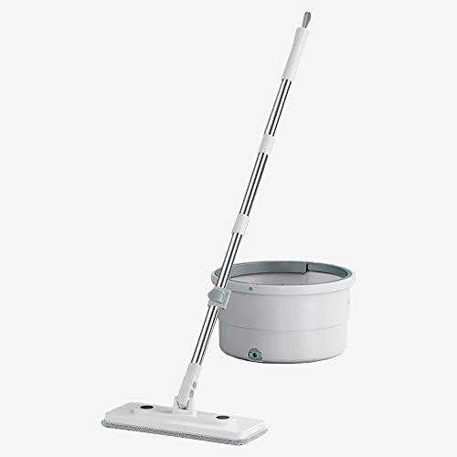 Joybos Selbstreinigender Mopp mit verstellbarem Griff und Abtropfeimer