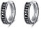 YFN Creolen Ohrringe Sterling Silber Ohrhänger Huggie Hoop Ohrringe Schmuck Geschenke für Damen Herren (E-Wiking)