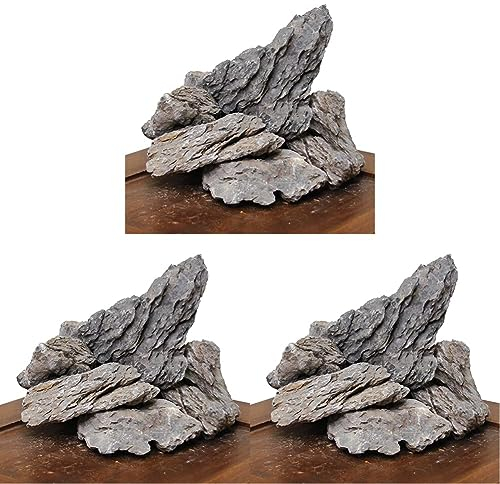 Amtra Rock Dragon Stone - Aquarium Deko Natur Kalkstein 1 KG. (Packung mit 3)