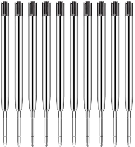 10-Stück kugelschreiber minen, mine, kugelschreiberminen kurz, kugelschreiber minen schwarz, kugelschreiber schwarze mine, großraummine, montblanc kugelschreibermine, schwarzer kugelschreiber