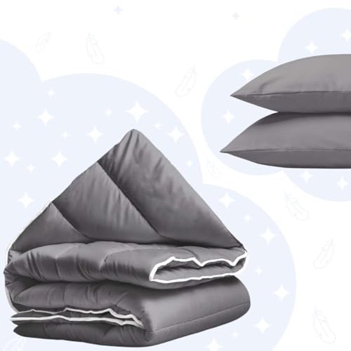 Zelesta Royalbed Bettdecke 200x200 4 Jahreszeiten - Bettwäsche winterdecke und Sommer-Bettdecke warm Duvet - Waschbare bettdecke ohne Bezug - Anti-Allergene Steppdecke