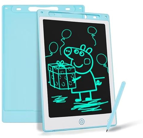 LCD Schreibtafel Kinder Zaubertafel LCD Zeichentafeln Schreibtafel Kinder 8,5 Zoll Maltafel LCD Schreibtafel für Kinder Geschenk für 3 4 5 6 Jahre alte Jungen Mädchen Weihnachtsgeschenk (Blau)