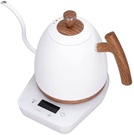 Tetera Eléctrica con Cuello de Cisne, Caldera de Temperatura Constante, Control de Temperatura, Tetera Blanca, Fabricante Electrónico, Hervidores Eléctricos