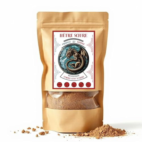 Sciure de hêtre pour Fumage à Froid | Combustion régulière - Qui ne s’éteint Pas | Production Artisanal | Utilisé par Les PROFESIONNELLE (Saumonier et Charcuterie) | 100% Français | 5KG