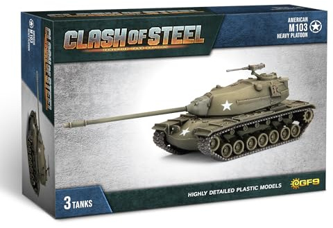 Gale Force Nine - Clash of Steel - M103 Heavy Tank Platoon