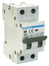 Interruttore magnetotermico 2 poli 16A 6KA Classe C 400V per protezione dei circuiti elettrici e prevenzione del sovraccarico.