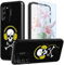 for Samsung Galaxy S20 FE 5G Phone Case 6.5 with Screen Protector & Camera Cover Stand Kickstand Dual Layer Hybrid Anti-Scratch Shockproof Protective Case for Samsung S20 FE 5G 2020, Skull Headphones