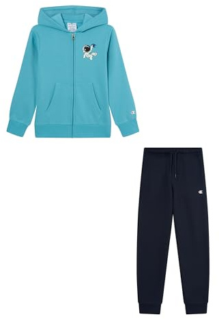 Champion Jungen Legacy Boys Anzug mit Kapuze und durchgehendem Reißverschluss