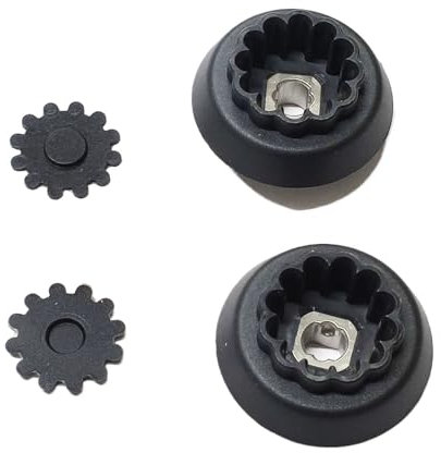 Genérico Paquete de 2 Engranajes de transmisión for batidora con Almohadillas for Cabezal Tipo Hongo de batidora