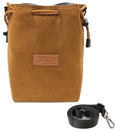 SEABABOO Borsa A Tracolla Per Fotocamera 25X16X11Cm Borsa Protezione Per Fotocamera Borsa A Tracolla Per Fotocamera Con Coulisse Borsa Fotografica Compatibile Con Fotocamera DSLR (Khaki, S)