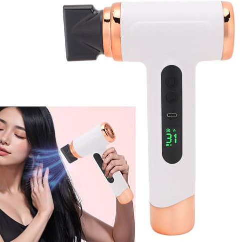 Masyrt - Asciugacapelli Senza Fili per Donna Uomo, Asciugacapelli Portatile Asciugacapelli da Viaggio USB Ricaricabile Asciugacapelli Caldo Freddo Styling per Dormitorio Studenti