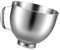 EMDMGJ Stainless Steel Mixing Bowl, About 5.7 Liters Mixing Container, Compatible For Kitchenaid 4.5QT And 5QT Tilting Head Vertical Mixer Bowl