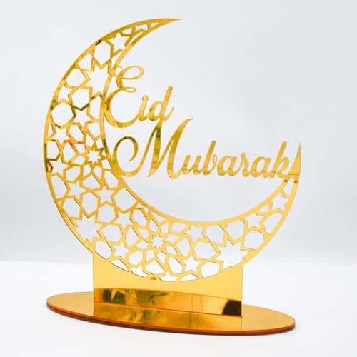 Zuckerfest Acryl Heimdekor, Eid Mubarak Dekorationen, Ramadan Dekoration, Islamischer, Muslimischer Anhänger, Ramadan Kareem Geschenk