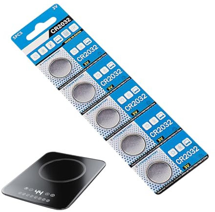 Coin Batteries- Button Cell Battery, Watch Coin Batteries| 5x Disc Batterie, Long-Lasting Coin Cell Batterie, 3v Button Cell Batteries, Round Cell Batteries, Tiny Batteries for Electronic Devices